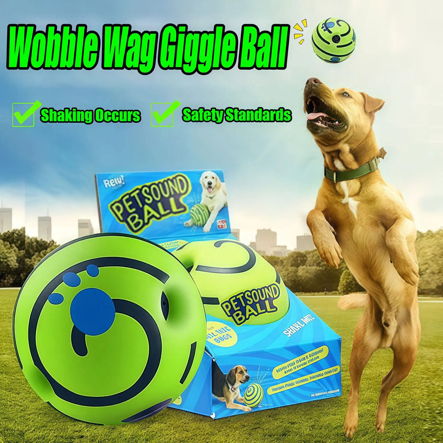 Glanvera Glow Giggle Ball — The Interactive Dog Toy That Plays Back